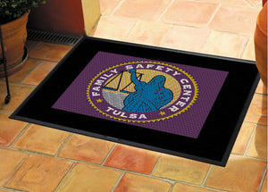 Family Safety Center 2.5 X 3 Rubber Scraper - The Personalized Doormats Company