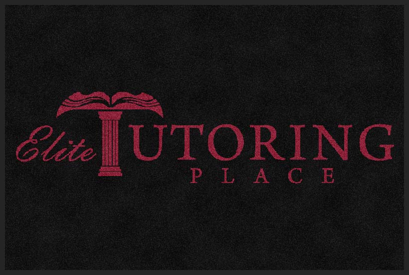 Elite Tutoring Place 2 X 3 Rubber Backed Carpeted HD - The Personalized Doormats Company