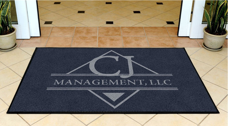 CJ Management 3 X 5 Rubber Backed Carpeted HD - The Personalized Doormats Company
