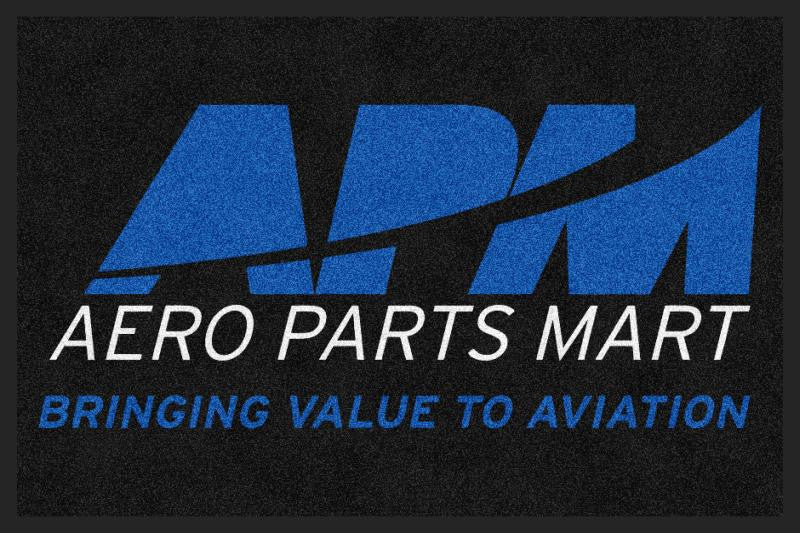 Aero Parts Mart, Inc. 2 X 3 Rubber Backed Carpeted HD - The Personalized Doormats Company