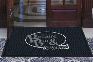 Bellaire Bar & Restaurant 3 X 5 Rubber Scraper - The Personalized Doormats Company