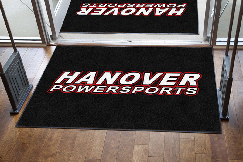 Hanover Powersports 4 X 6 Rubber Backed Carpeted - The Personalized Doormats Company