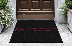 Keller Williams Realty Gold Coast 3 X 3 Rubber Backed Carpeted HD - The Personalized Doormats Company