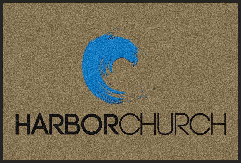 Harbor Church 4 X 6 Rubber Backed Carpeted HD - The Personalized Doormats Company