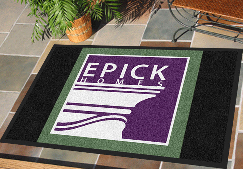 Epick 2 x 3 Rubber Backed Carpeted - The Personalized Doormats Company