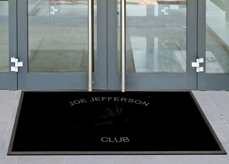 Joe Jefferson Club 4 x 6 Rubber Scraper - The Personalized Doormats Company