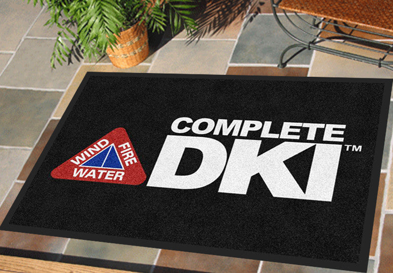 DKI rug 2 X 3 Rubber Backed Carpeted HD - The Personalized Doormats Company