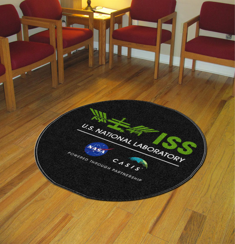 CASIS15-066 Logo Rugs 5 X 5 Custom Plush 30 HD - The Personalized Doormats Company