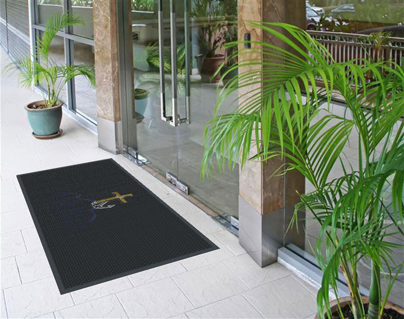 HEBRON BC 4 x 8 Rubber Scraper - The Personalized Doormats Company
