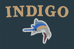 Indigo 2 x 3 Waterhog Inlay - The Personalized Doormats Company