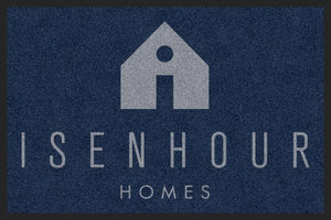 Isenhour Homes 2 X 3 Rubber Backed Carpeted HD - The Personalized Doormats Company