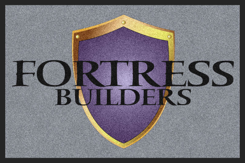 Fortress Builders 2 X 3 Rubber Backed Carpeted HD - The Personalized Doormats Company