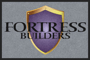 Fortress Builders 2 X 3 Rubber Backed Carpeted HD - The Personalized Doormats Company