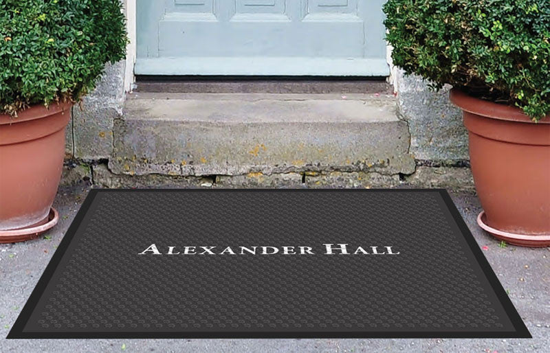 Alexander Hall 3 x 4 Rubber Scraper - The Personalized Doormats Company