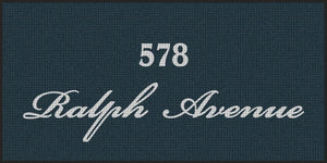 578 RalphAvenue 4 X 8 Waterhog Inlay - The Personalized Doormats Company