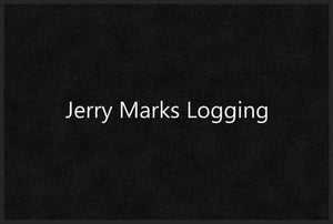 Jerry Marks Logging 4 X 6 Rubber Backed Carpeted HD - The Personalized Doormats Company