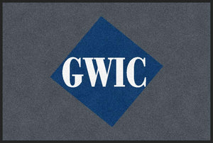 GWIC-Great Western Insurance Company 2 x 3 Rubber Backed Carpeted HD - The Personalized Doormats Company