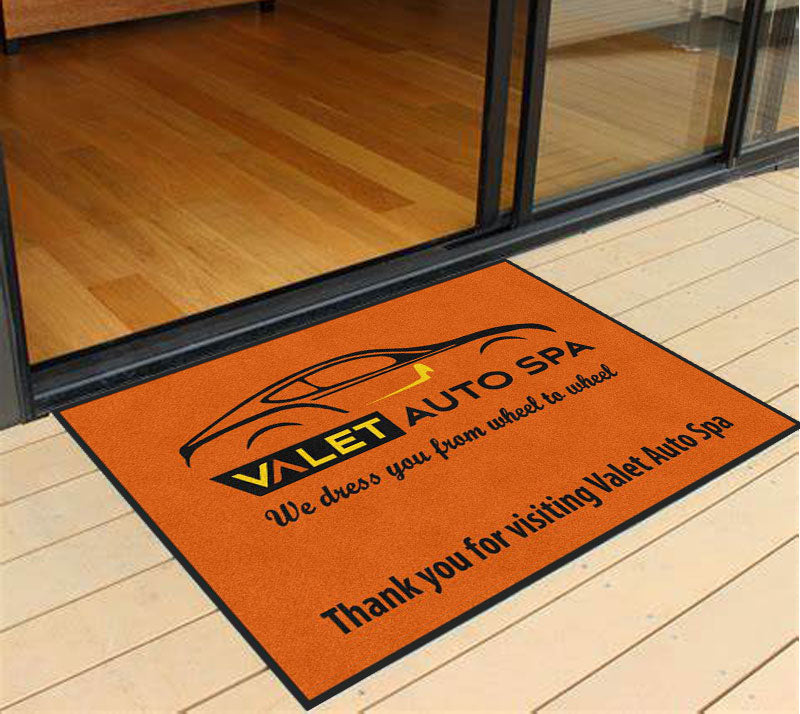 Valet Auto Spa Horizontal tag Line
