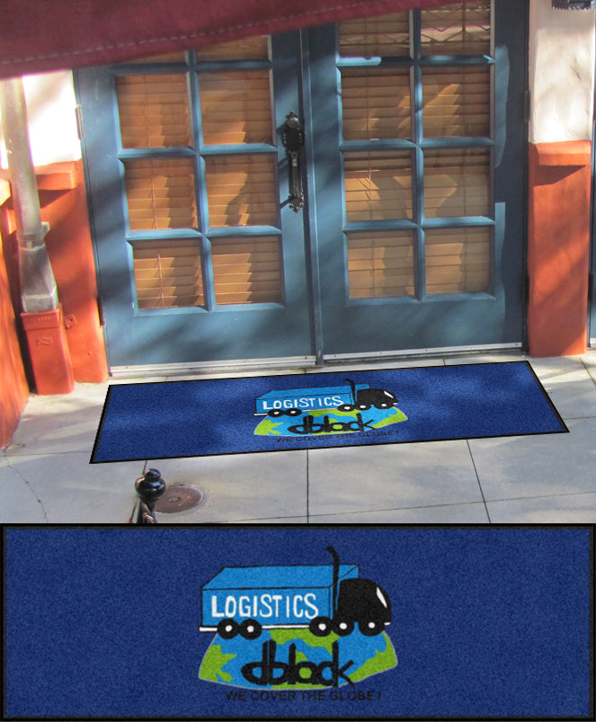 D Black Enterprise Corp. 2 X 6 Rubber Backed Carpeted HD - The Personalized Doormats Company