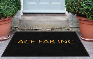 ACE FABRICATORS, INC. 3 x 4ACE FAB Rubber Backed Carpeted HD - The Personalized Doormats Company
