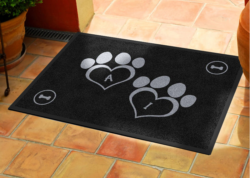 DESIGN YOUR OWN-93311 2 X 3 Design Your Own Rubber Backed Carpeted 2' x 3' Doo - The Personalized Doormats Company