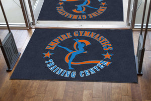 Empire Gymnastics 4 X 6 Rubber Backed Carpeted HD - The Personalized Doormats Company