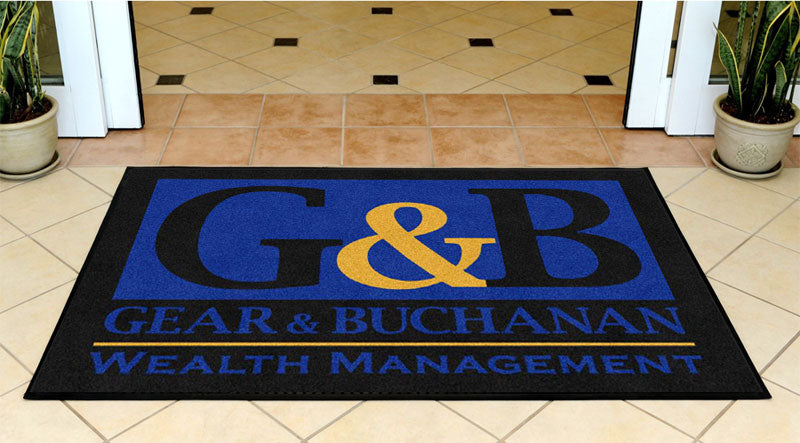 Gear Buchanan 3 X 5 Rubber Backed Carpeted HD - The Personalized Doormats Company