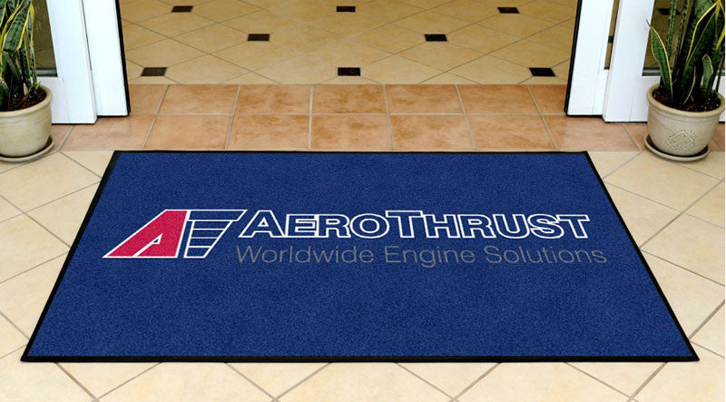 AEROTHRUST HOLDING 3 X 5 Rubber Backed Carpeted HD - The Personalized Doormats Company