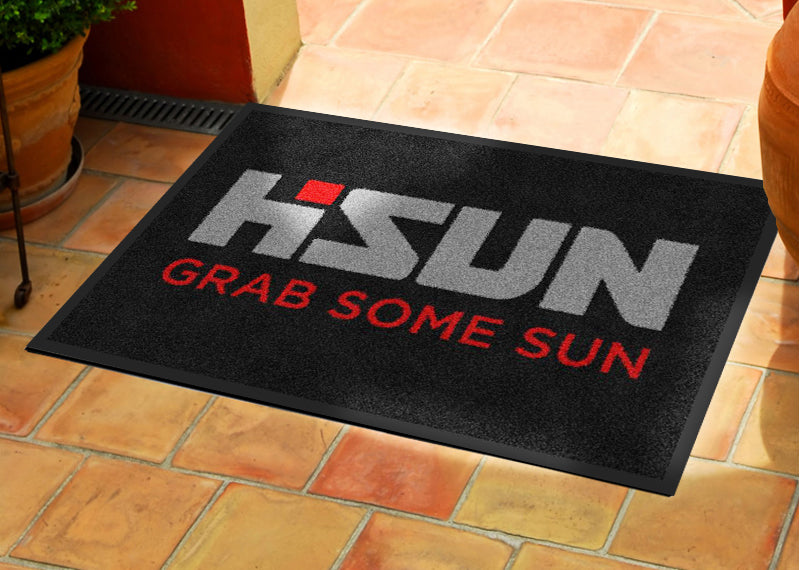 HISUN 2 x 3 Rubber Backed Carpeted - The Personalized Doormats Company