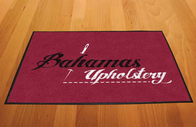 Bahamas Upholstery 2 X 3 Rubber Backed Carpeted HD - The Personalized Doormats Company