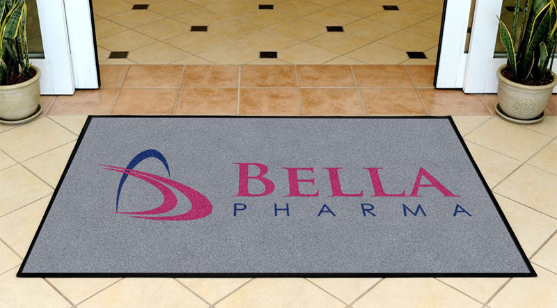 Bella Pharma 3 X 5 Rubber Backed Carpeted HD - The Personalized Doormats Company