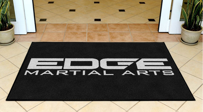 Edge Martial Arts 3 X 5 Rubber Backed Carpeted - The Personalized Doormats Company