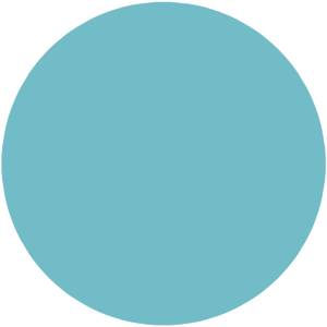 Teal Round Mat