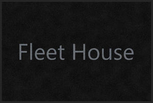 Fleet House 2 X 3 Rubber Backed Carpeted HD - The Personalized Doormats Company