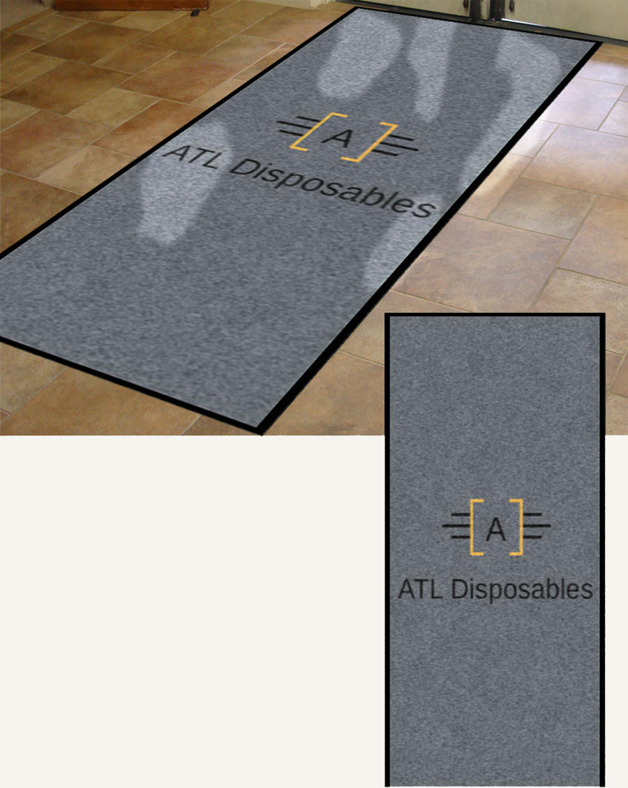 ATL Disposables 5 X 10 Rubber Backed Carpeted HD - The Personalized Doormats Company