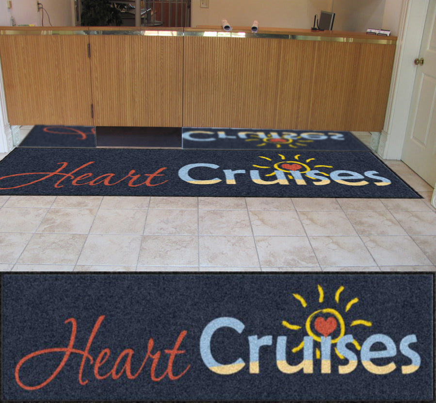 Heart Cruises 3 x 10 Custom Plush 30 HD - The Personalized Doormats Company