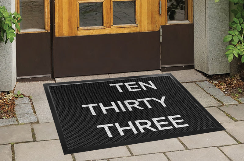 1033 3 X 4 Luxury Berber Inlay - The Personalized Doormats Company