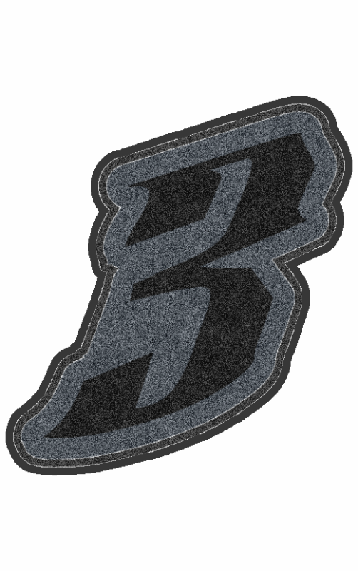 FORTHR3 § 3 X 5 Rubber Backed Carpeted HD Custom Shape - The Personalized Doormats Company