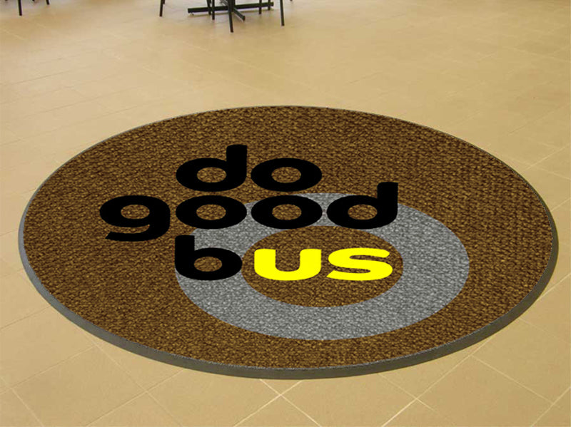 Do Good Bus 3 X 3 Luxury Berber Inlay - The Personalized Doormats Company