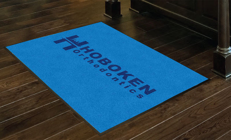 Hoboken Ortho Doormat 3 X 4 Rubber Backed Carpeted HD - The Personalized Doormats Company