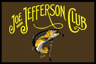 Joe Jefferson Club Brown Trout 4 X 6 Luxury Berber Inlay - The Personalized Doormats Company