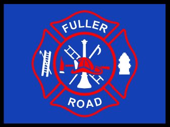 Fuller Road Fire Dept. Inc. 3 X 4 Luxury Berber Inlay - The Personalized Doormats Company