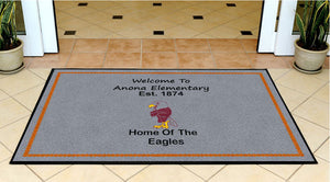 Anona Elementary 3 X 5 Rubber Backed Carpeted HD - The Personalized Doormats Company