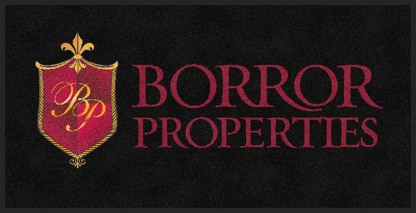 Borror Properties 2 X 4 Rubber Backed Carpeted HD - The Personalized Doormats Company