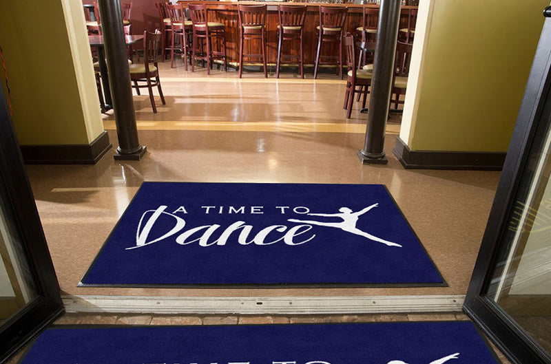 A Time to Dance, LMCA 4 X 6 Rubber Backed Carpeted - The Personalized Doormats Company