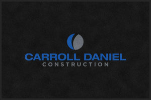 Carroll Daniel Construction 4 X 6 Rubber Backed Carpeted HD - The Personalized Doormats Company