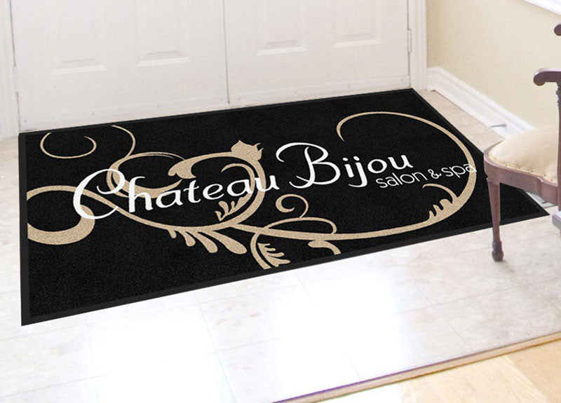 Chateau Bijou 3 X 6 Rubber Backed Carpeted HD - The Personalized Doormats Company
