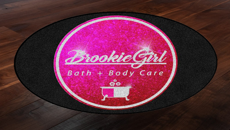 BrookieGirl Bath + Body Care 2 x 3 Custom Plush 30 HD - The Personalized Doormats Company