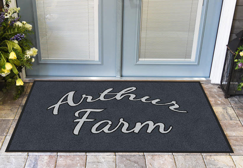 Farm mat Cursive