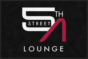 5th street lounge 2 X 3 Rubber Backed Carpeted HD - The Personalized Doormats Company